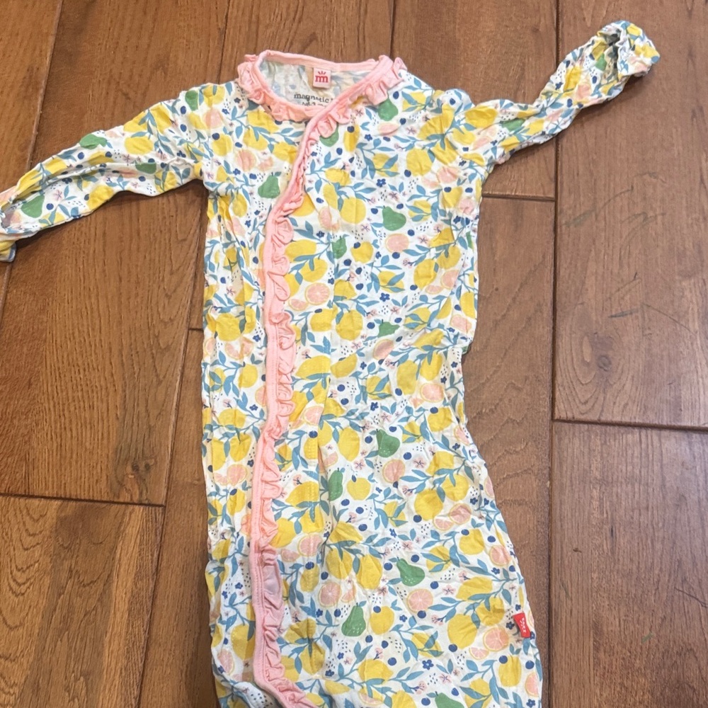 Magnetic Me Baby Sleep Sack with Pink and Blue Floral Design